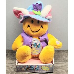 Vintage Tickle Tickle Wiggle Wiggle Giggle Orange Easter Parade Bunny Plush NIB